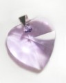 Swarovski  přívěšek - srdce violet