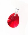Swarovski přívěsek kapka Light Siam a