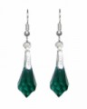 Swarovski náušnice slzy Emerald I a