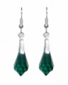 Swarovski náušnice slzy Emerald I a