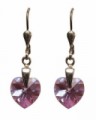 Swarovski srdce Light Amethyst AB a