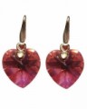 Swarovski srdce Light Rose AB I a