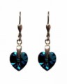 Swarovski srdce Bermuda Blue AB VII a
