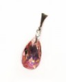 Swarovski přívěsek kapka Light Rose AB