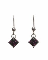 Swarovski kostky se zirkonem Amethyst