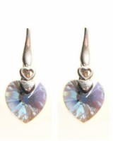 Swarovski náušnice Aquamarine AB II a