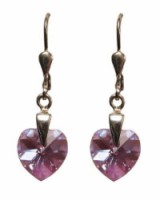 Swarovski srdce Light Amethyst AB a