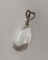 Přívěsek kapka White Opal I