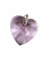 Swarovski srdce Light Violet III a