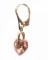 Swarovski náušnice Light Rose AB IV b