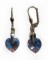 Swarovski náušnice dětské Light Sapphire